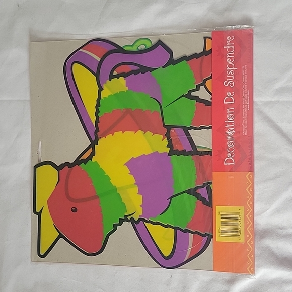 🪅NEW 🪇 Fiesta Mexican Hanging Decoration 2Ft L Piñata 🪅 Sombrero - Picture 6 of 10